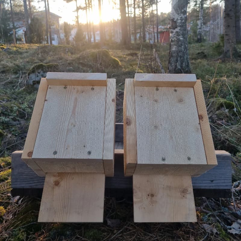 Vill du ha en myggfri sommar?☀️ Köp då en fladdermusholk och stöd cancerfonden! Kontakta oss på instagram innan ni köper: valgorenhetsholkenuf